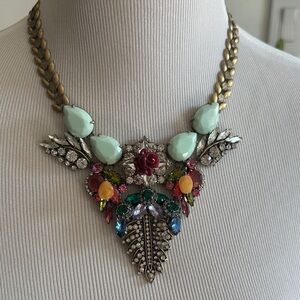 J. Crew Multicolor Gemstone Necklace